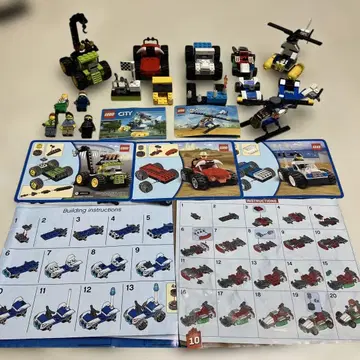 LEGO 자동차 헬리콥터 세트