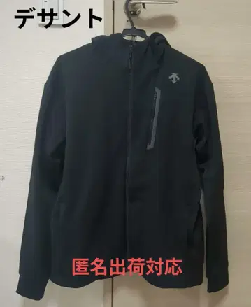DJMWGF10 데상트 집업 후드티 L 블랙 DESCENTE