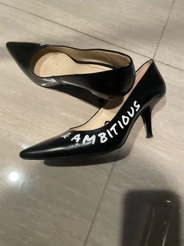 블랙 스틸레토 펌프스 ZARA