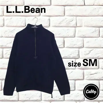 L.L.Bean 엘엘빈 하프 지퍼 니트 네이비
