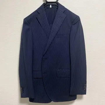 새상품급 THE SUIT COMPANY 셋업 네이비 스트라이프