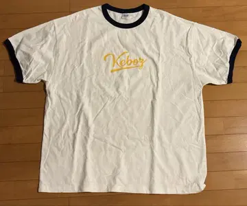 Keboz 로고 T셔츠 XXL 화이트/네이비