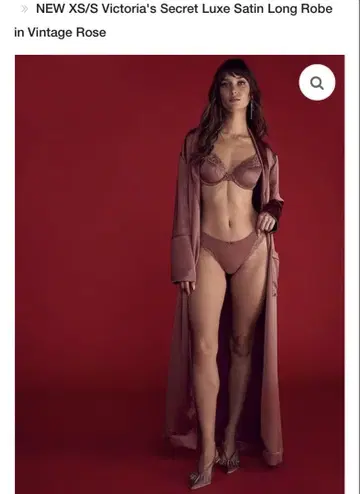 Victoria's Secret 새틴 롱 그로브 XS/S