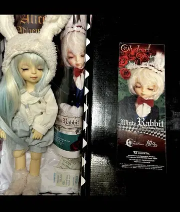 유아 SD 화이트 토끼 인형 보크스