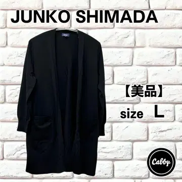 [ 새상품급 ] JUNKO SHIMADA PART2 롱 가디건 블랙