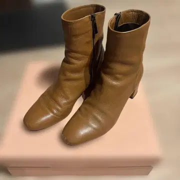 FABIO RUSCONI 숏부츠 카멜