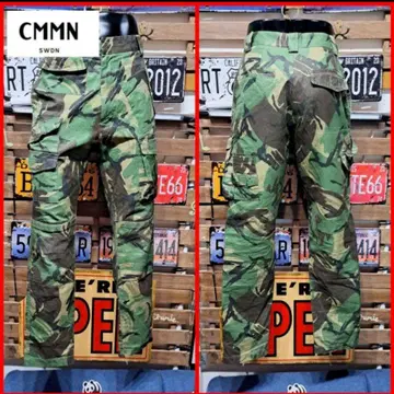 CMMN SWDN 멀티 포켓 밀리터리 카모플라주 카고 팬츠 46