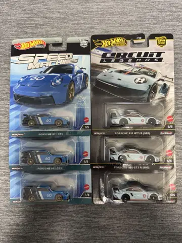 핫휠 서킷 레전즈 포르쉐 911 GT3 R 6개 세트