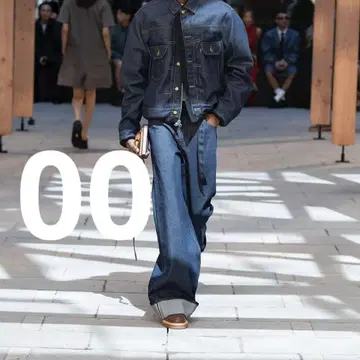 size 00 sacai Levi's denim pants indigo