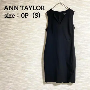 ANN TAYLOR 슬리브리스 원피스 [ S ] 무릎 기장 V넥 0960