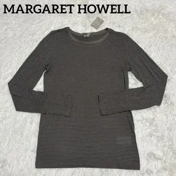마가렛호웰 보더 긴팔 티셔츠 F 캐시미어 MARGARET