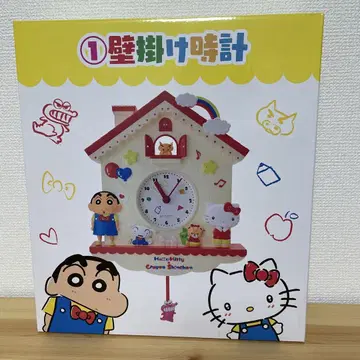 짱구는 못말려(크레용 신짱) 헬로키티 벽걸이 시계