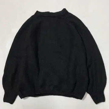 BABYLONE 알파카 블렌드 백리본 루즈핏 니트 풀오버