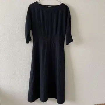 나카가와 마사시치 상점 kisara 린넨 원피스 스이코우 키사라 블랙