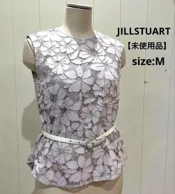 질스튜어트 택 포함 미사용품 셰리 레이스 블라우스 M 더스티 핑크