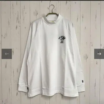 8G SHOOT PLATING MOCK NECK TEE - WHITE