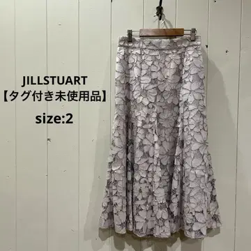 질스튜어트 택 포함 미사용품 셰리 레이스 스커트 2 더스티 핑크