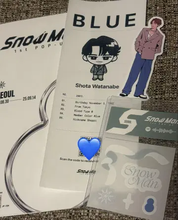 Snow Man 1st POP-UP 오리지널 굿즈 스노우맨