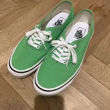 VANS 오센틱 그린 스니커즈 애너하임 팩토리