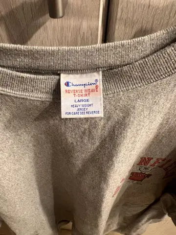 Champion Reverse Weave T-Shirt L 그레이