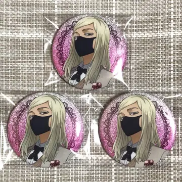 도쿄 리벤저스 AGF present for you 캔뱃지 산즈 하루치요