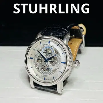 STUHRLING ST-90098 20석 트리플 달력 남성용 손목시계