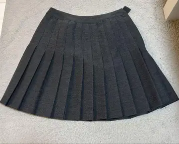 MOUSSY 마우지 플리츠 스커트 다크 그레이 스커트