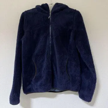AIGLE 후드 부착 보아 자켓 네이비