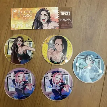 현아 미지 수아 ALNST 에이스테 아크릴 코스터 세트