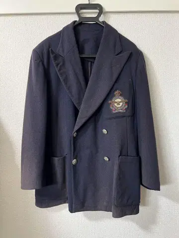 40s 왕립 캐나다 공군 네이비 블레이저 더블 브레스트 빈티지