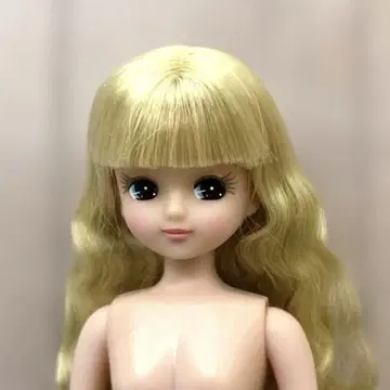 리카짱 인형 본체 블론드 웨이브 헤어
