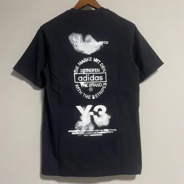 Y-3 와이쓰리 로고 티셔츠 블랙 XS
