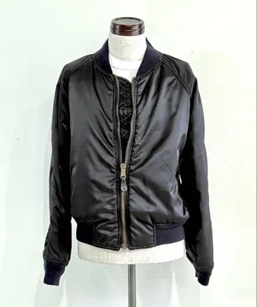 ABAHOUSE 블랙 MA-1 블루종 M