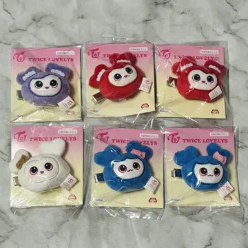 GiGO TWICE LOVELYS 봉제 인형 헤어핀