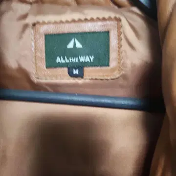 ALL the WAY 브라운 다운 자켓 M
