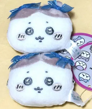 치이카와 (먼작귀) 리본 가마구치 코인 케이스 하치와레 2개
