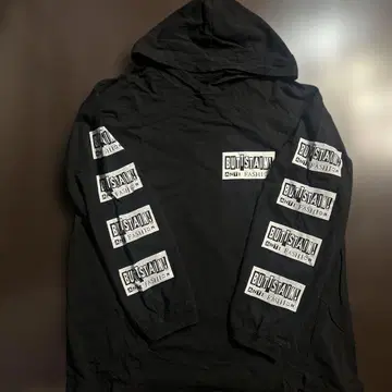 buttstain 롱 t 후드티