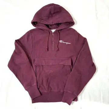 Champion / 챔피온 리버스 위브 하프 지퍼 후드티 XS