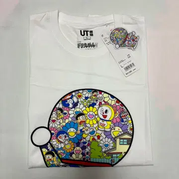유니클로 무라카미 다카시 도라에몽 T셔츠 L