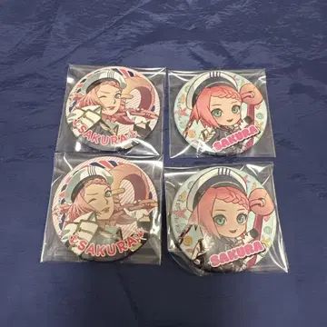 NARUTO 돌풍전 사쿠라 캔뱃지 마린룩