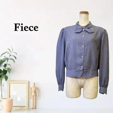 zB70 [ L ] Fiece 보타이 칼라 숏 길이 클래시컬 무드