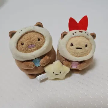 스미코구라시 해달 돈까스 새우튀김꼬리 별 손바닥 봉제 인형