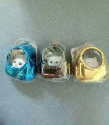 애니멀 미니 럭색 키링 3종 세트