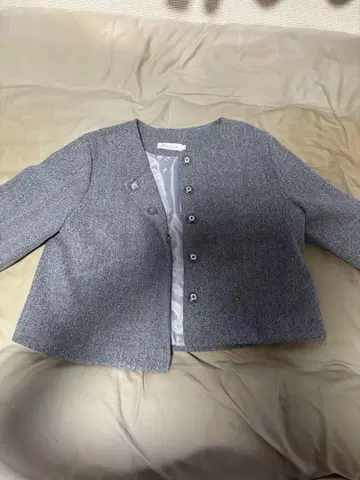 Fashion 그레이 자켓과 팬츠 세트