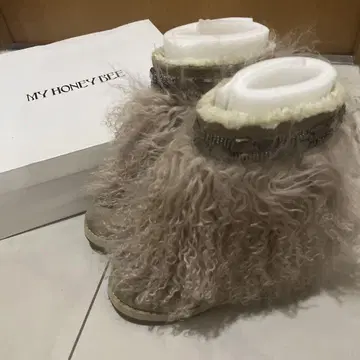 MY HONEY BEE 베이지 어그 부츠