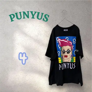 PUNYUS 푸뉴즈 와타나베 나오미 페이스 컬러풀 그래픽 T셔츠 4