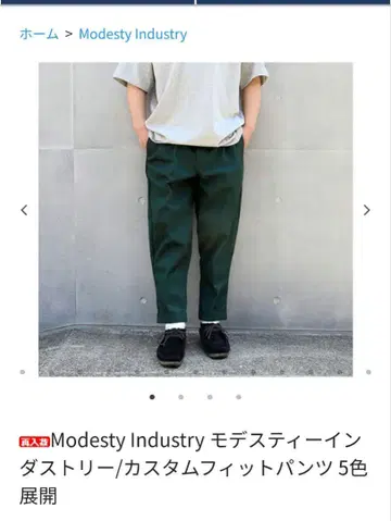 Modesty Industry 디키즈 콜라보 치노 팬츠 W32