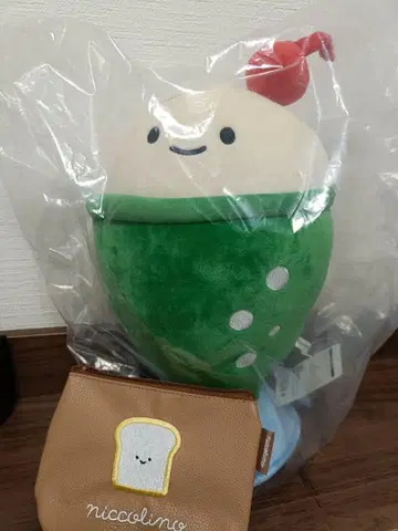 닛코리노 파크 팝업 커다란 봉제 인형 크림 소다 파우치
