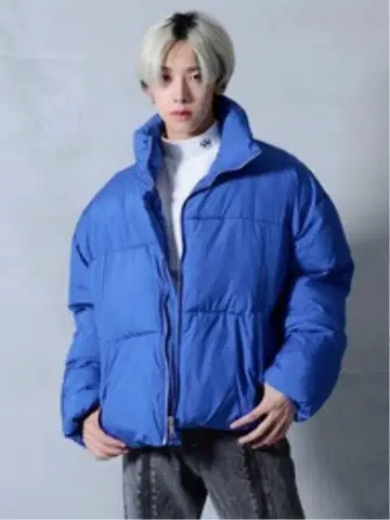 G.O.C. 다운 자켓 블루 레어
