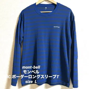 몽벨 WIC 보더 롱 슬리브 T size L